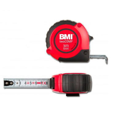 Рулетка BMI twoCOMP 3m Magnetic фото